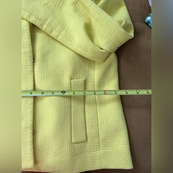 ZARA basic yellow cropped jacket - Picture 9 of 13
